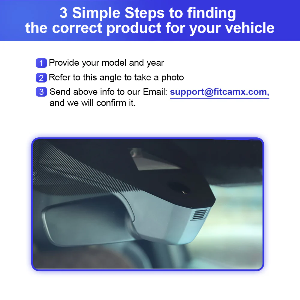 FITCAMX Dash Cam for VW 2021-2025 ID.4/ ID.5 / ID.6 - Image 4