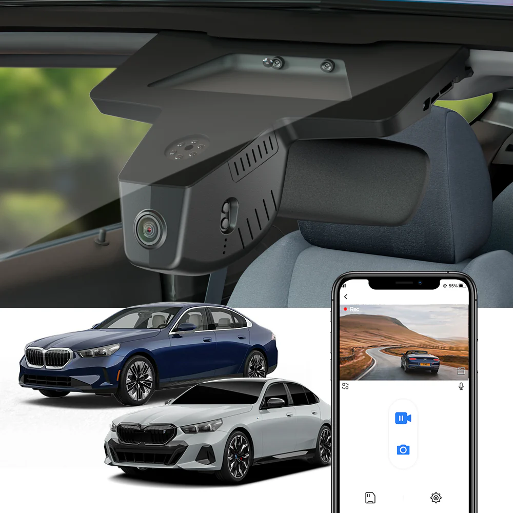 FITCAMX Dash Cam for BMW 5 Series 530i 540i i5 2024-2027 (G60)