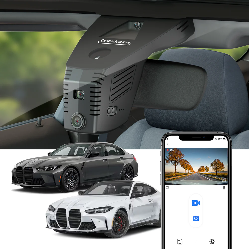 FITCAMX Dash Cam for BMW 3 Series, M3, i3, 4 Series, M4, i4, M340i, M440i 2025-2026