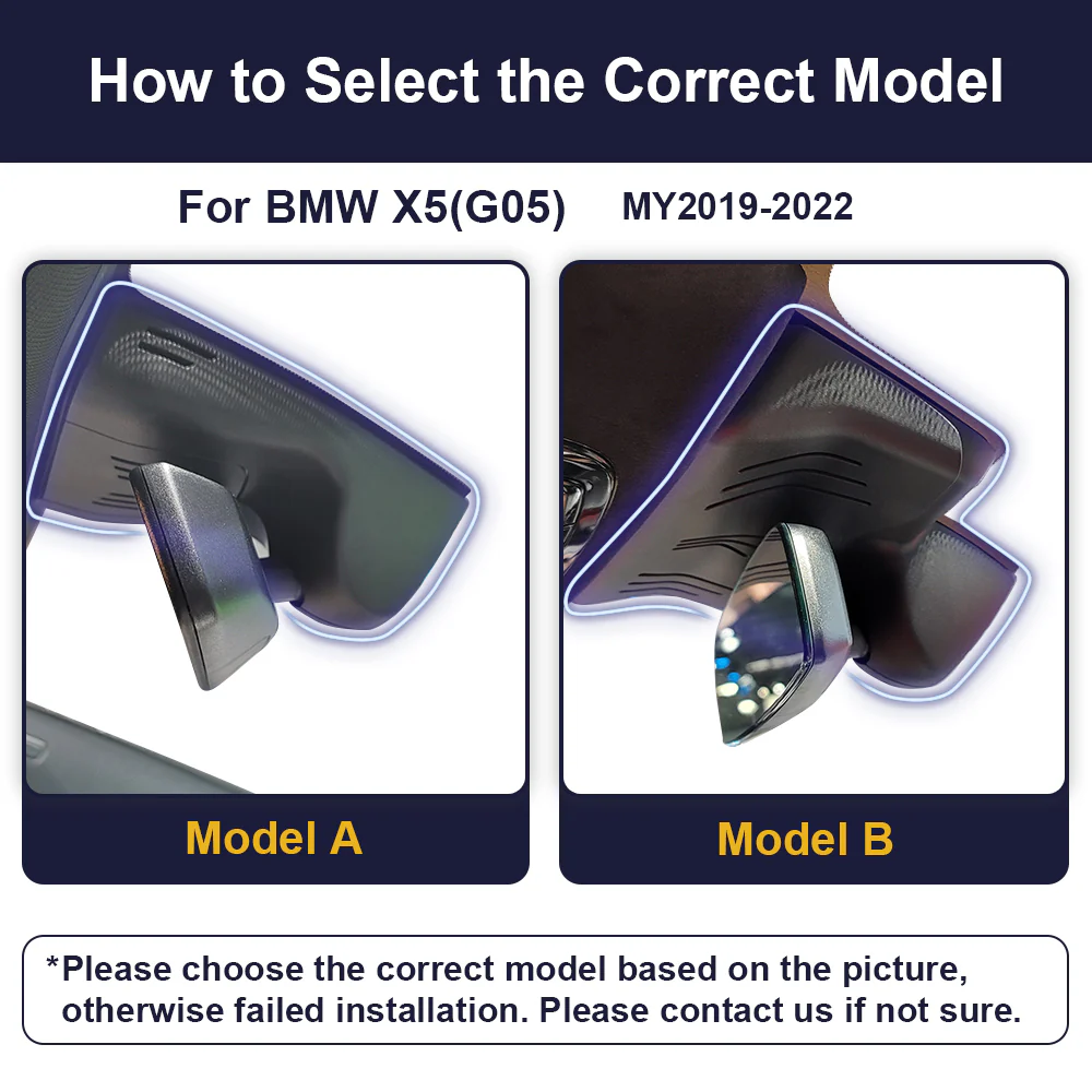 FITCAMX Dash Cam for BMW X5 G05 2019-2023 - Image 2