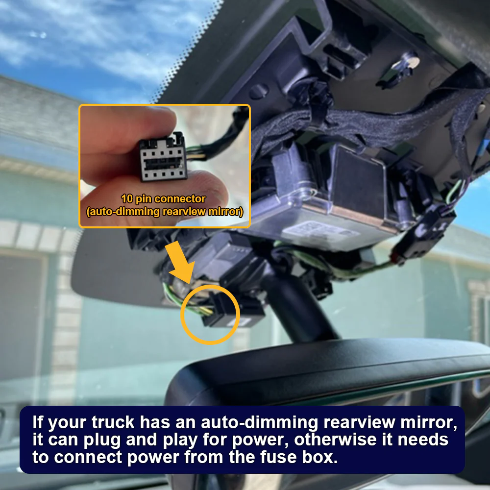 FITCAMX Dash Cam for Chevrolet Chevy Suburban (12th Gen) 2021-2025 - Image 4