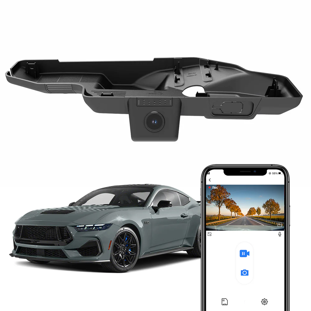 FITCAMX Dash Cam for Ford Mustang 2024-2026 (S650 7th Gen)