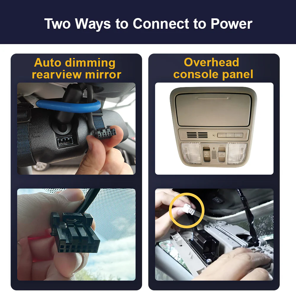 FITCAMX Dash Cam for Honda Odyssey 2014-2017 - Image 3