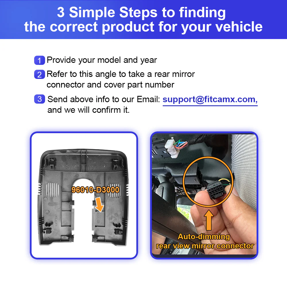FITCAMX Dash Cam for Hyundai Tucson (3rd Gen) 2016-2021 - Image 6