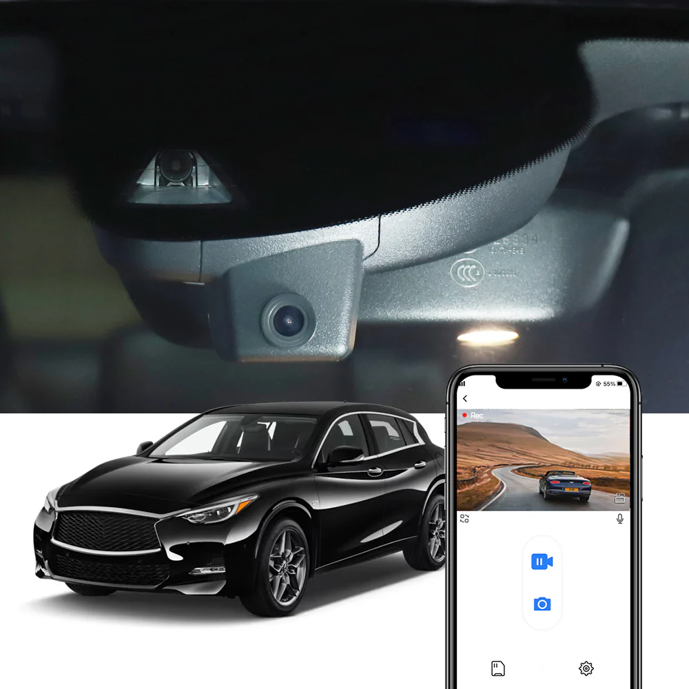 FITCAMX Dash Cam for Infiniti QX30 - Image 2
