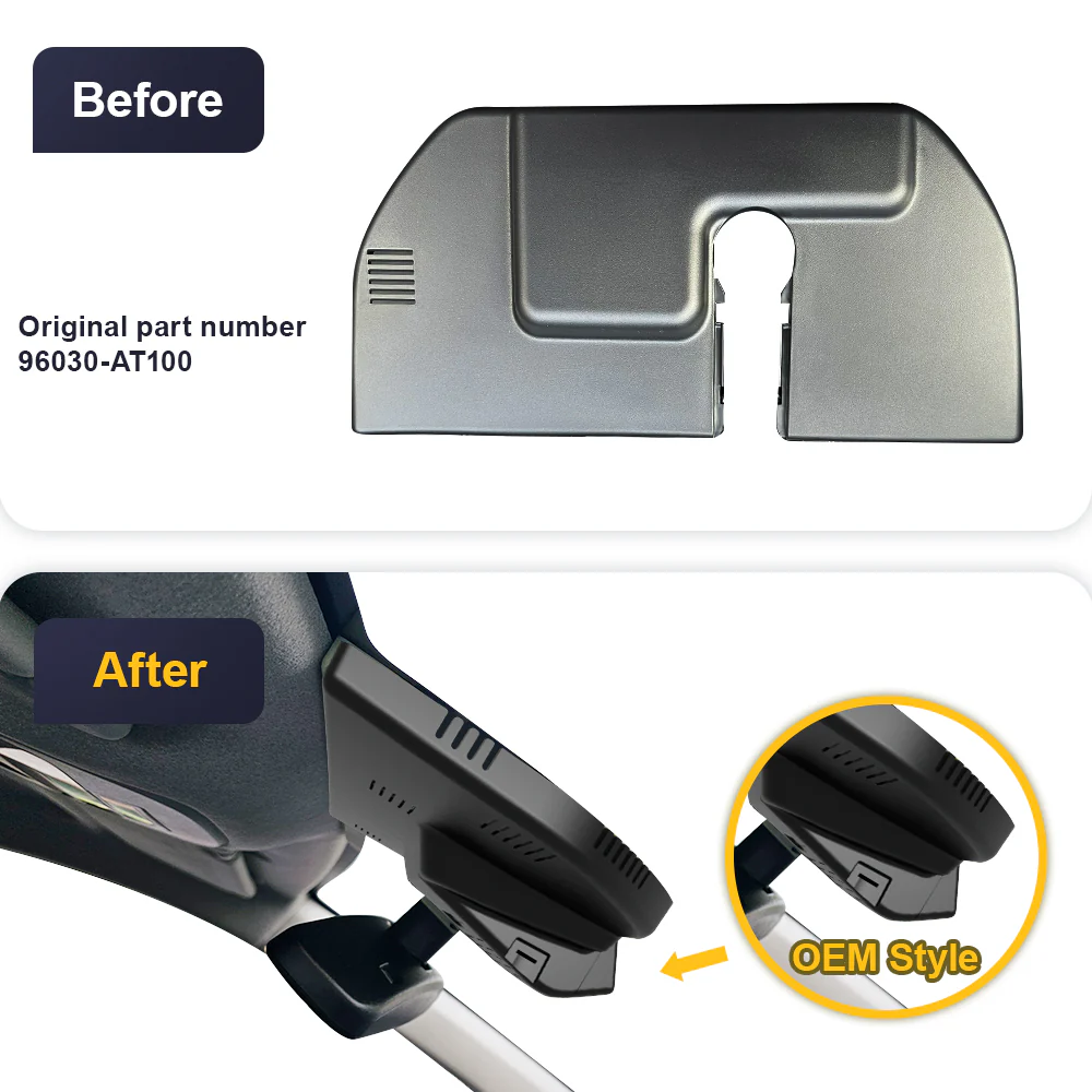 FITCAMX Dash Cam for Kia Niro and Niro EV 2023-2026 (Rear Mirror Cover part number 96030-AT100) - Image 4