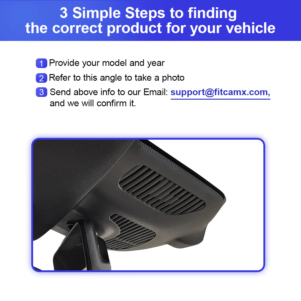 FITCAMX Dash Cam for Mercedes-Benz EQE SUV 2023 -2026 - Image 7