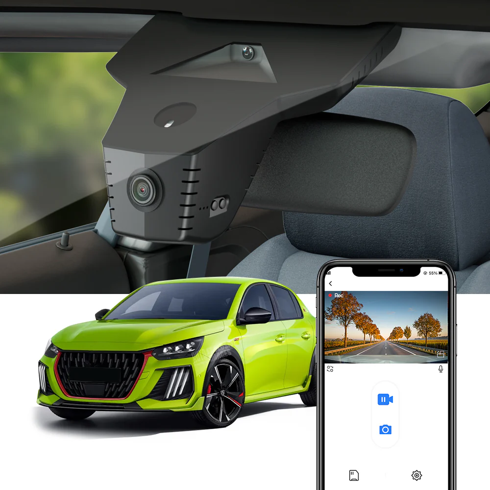 FITCAMX Dash Cam for Peugeot 208 2025-2026