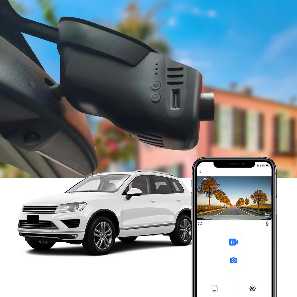 FITCAMX Dash Cam for Volkswagen VW Touareg 2011-2018